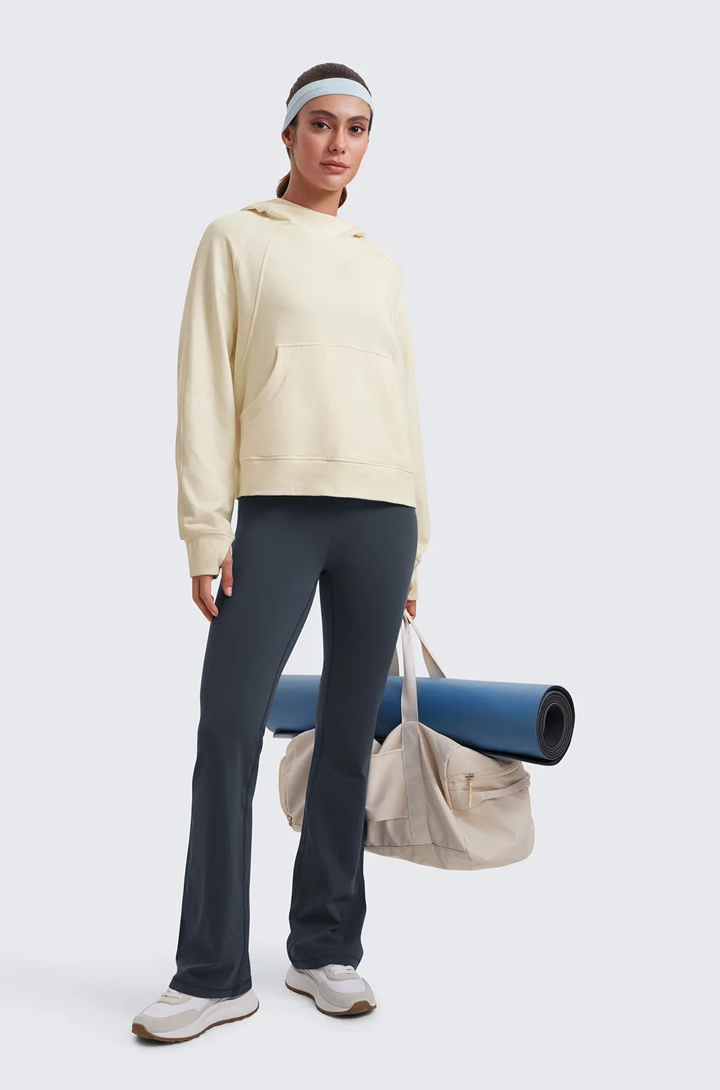 Fleece Mock Neck Hoodies sold by Essenther product image thumbnail 4