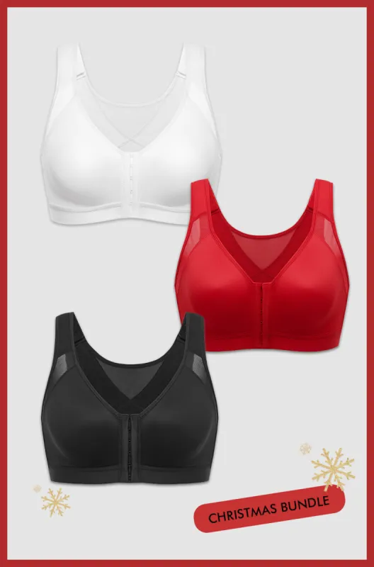 X-shaped Back Posture Bras - 3 Pack sold by Essenther