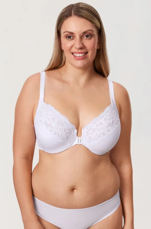 Lace Front Closure Posture Bra sold by Essenther
