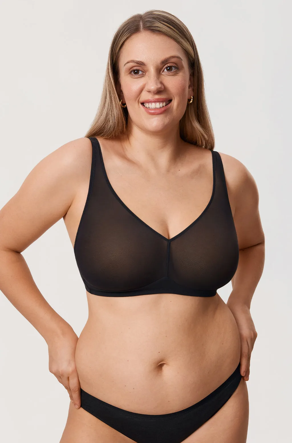 Sheer Mesh Wireless Bra sold by Essenther product image thumbnail 5