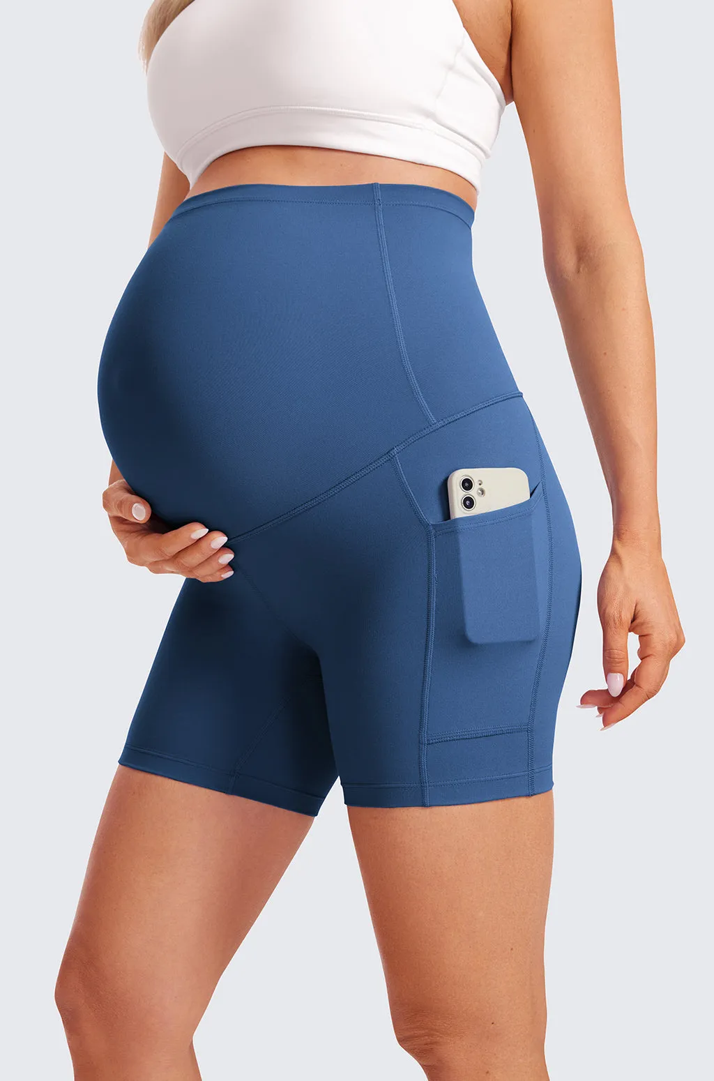 Maternity Shorts with Pockets 5" sold by Essenther