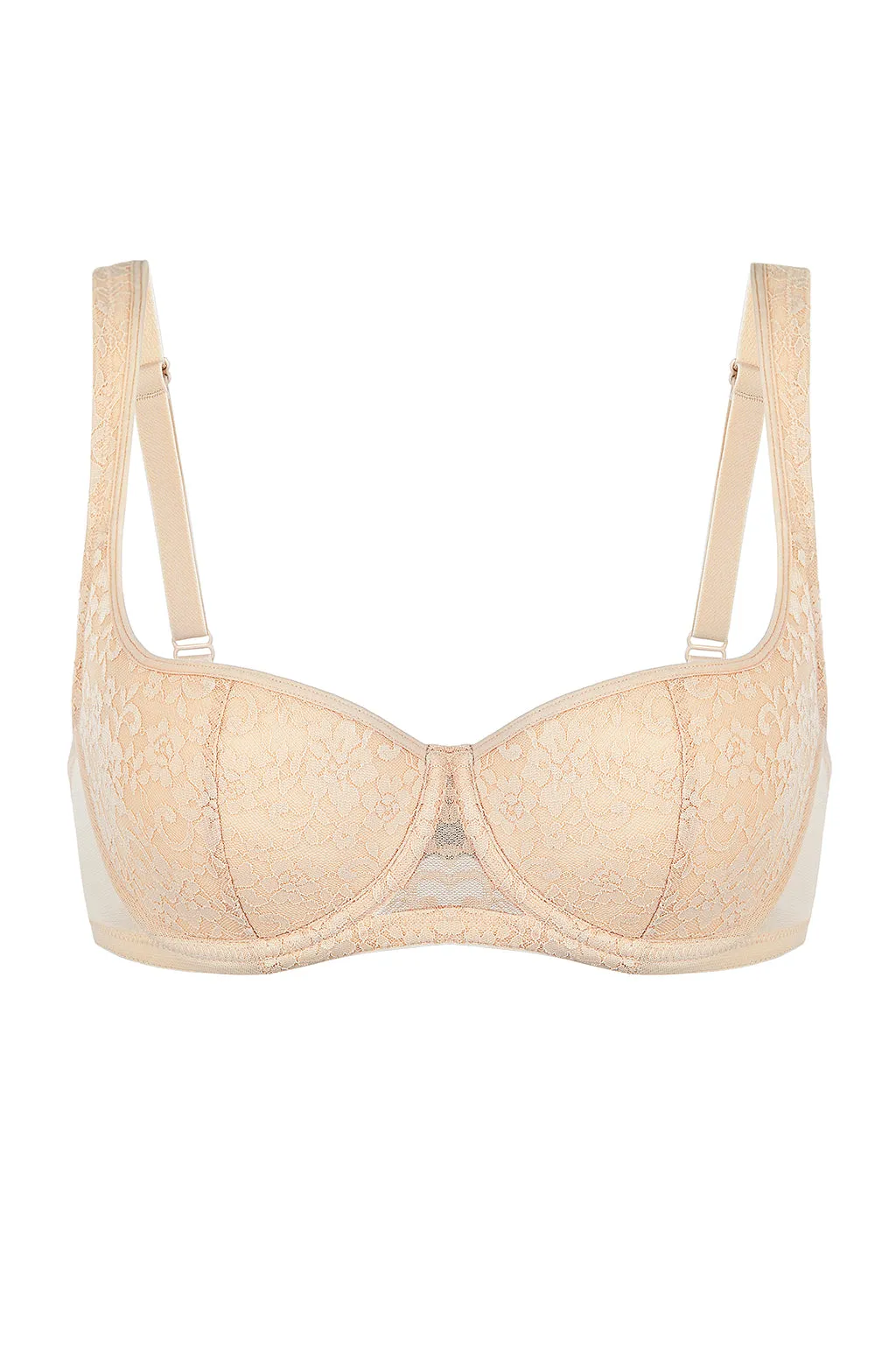 Floral Lightly Lined Balconette Bra sold by Essenther