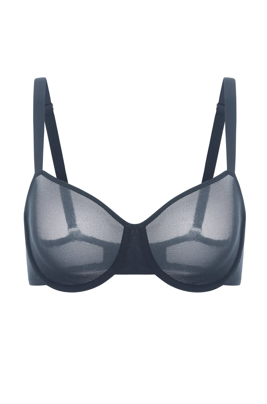 Sheer Mesh Balconette Bra sold by Essenther