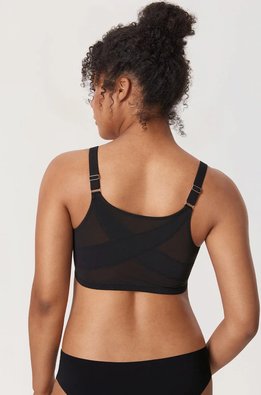 Sheer Mesh Front Closure Posture Bra sold by Essenther product image thumbnail 2