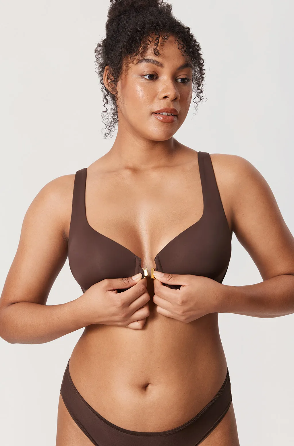 Silky Smooth Front Closure Bra sold by Essenther product image thumbnail 3