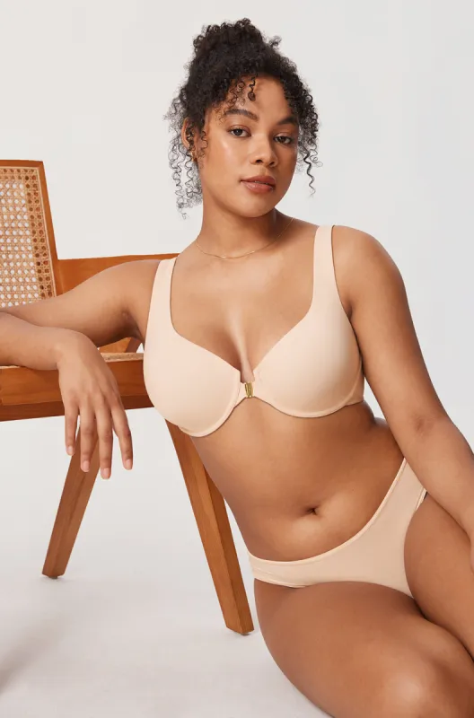 Silky Smooth Front Closure Bra made by Essenther