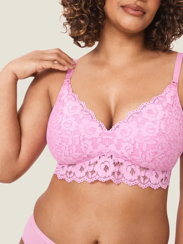 Supportive Lace Nursing Bralette sold by Essenther