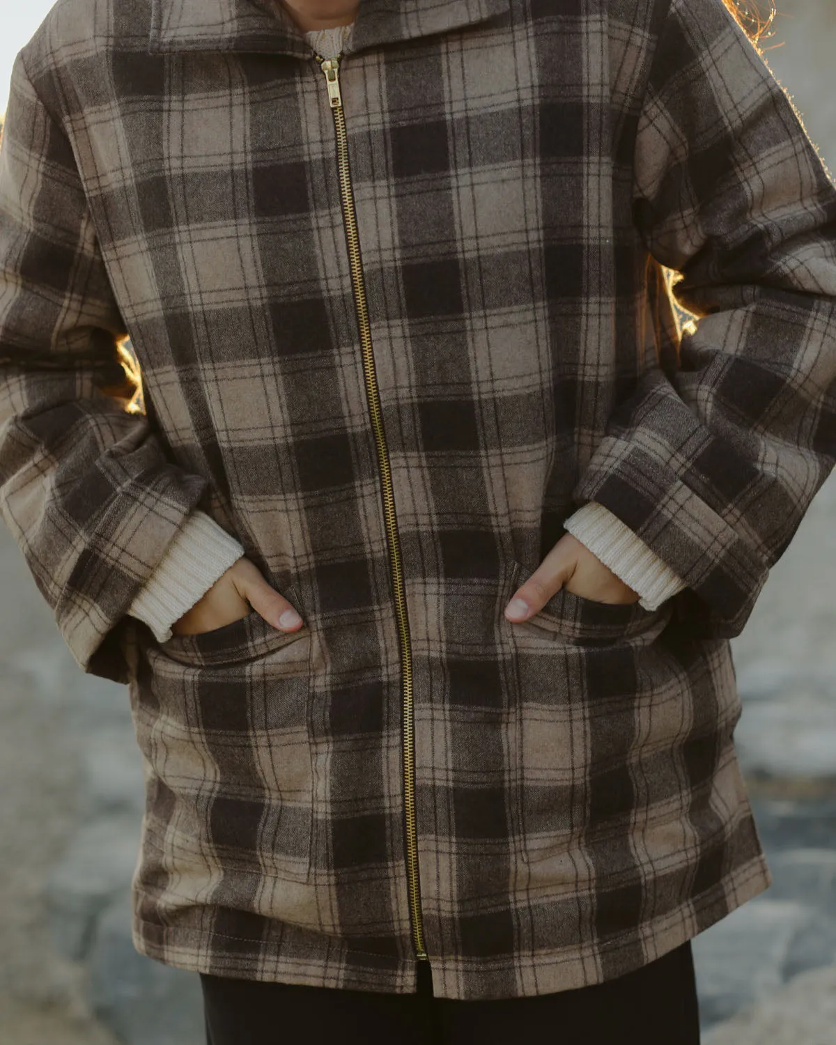 Roam Coat | Harvest Plaid sold by Harly Jae product image thumbnail 4