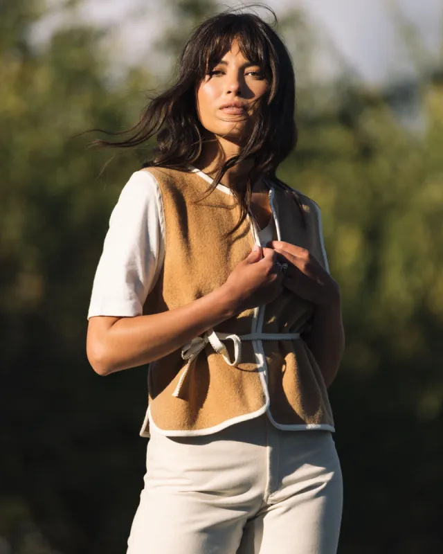 Jones Vest | Caramel sold by Harly Jae