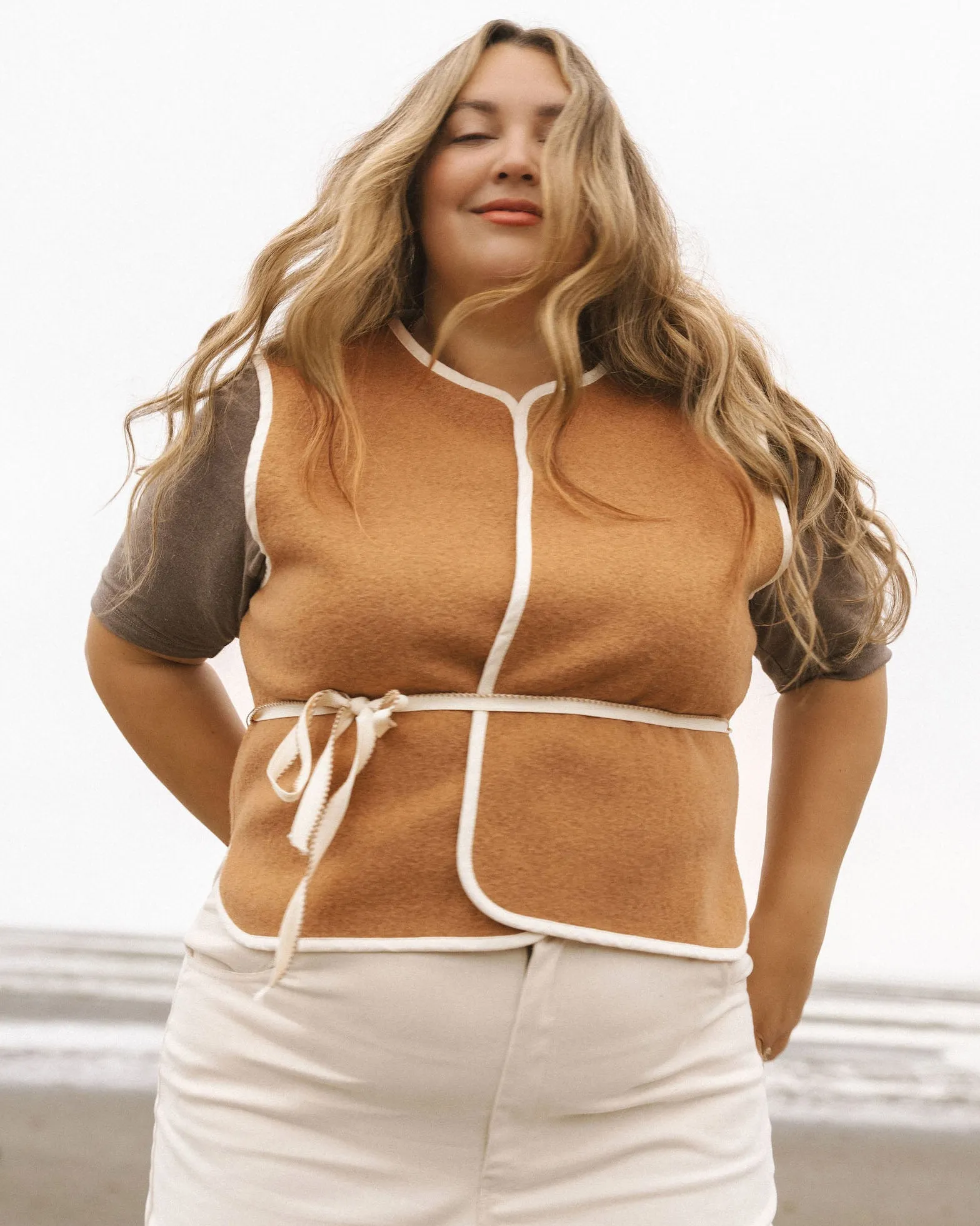 Jones Vest | Caramel sold by Harly Jae product image thumbnail 4