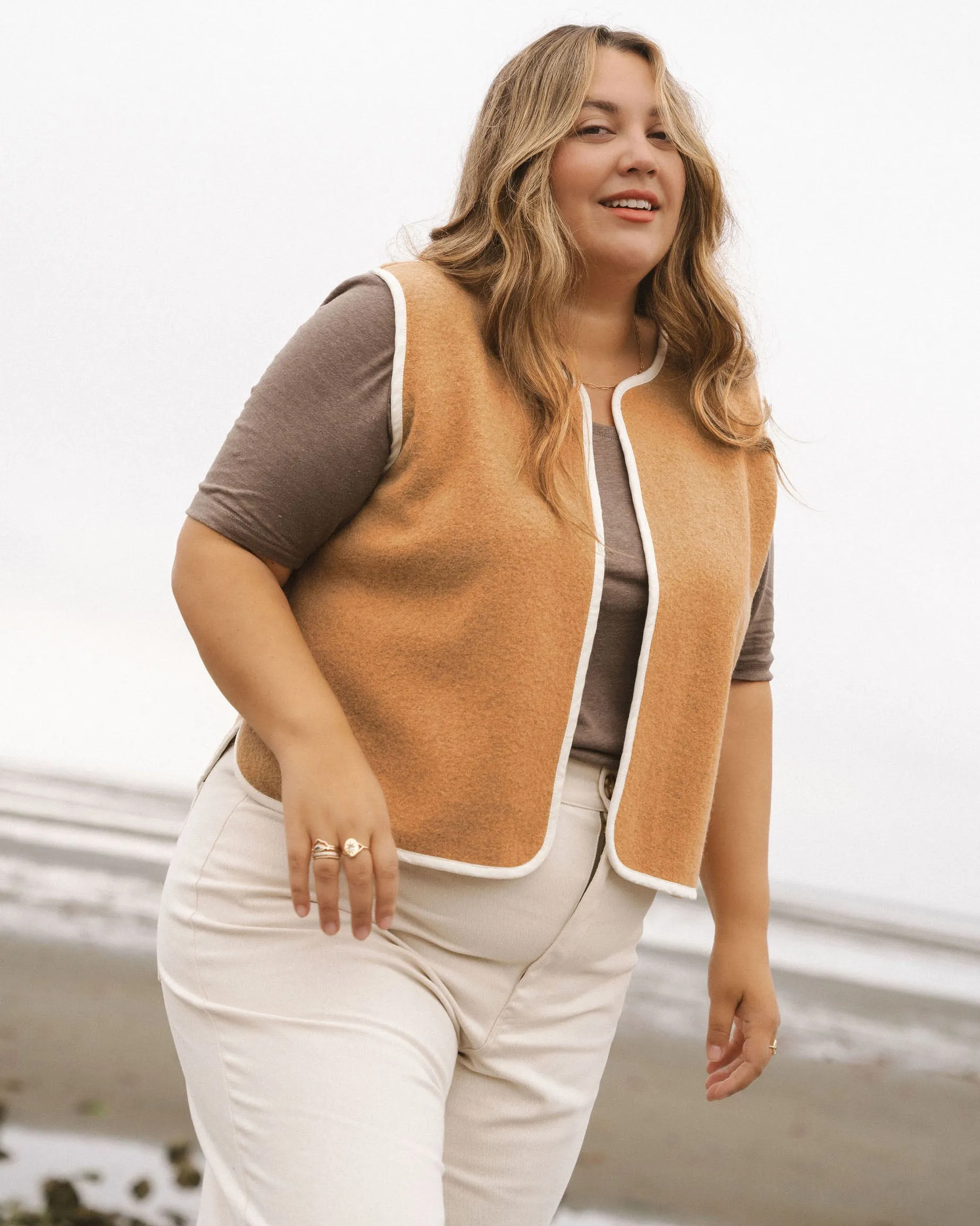 Jones Vest | Caramel sold by Harly Jae product image thumbnail 5