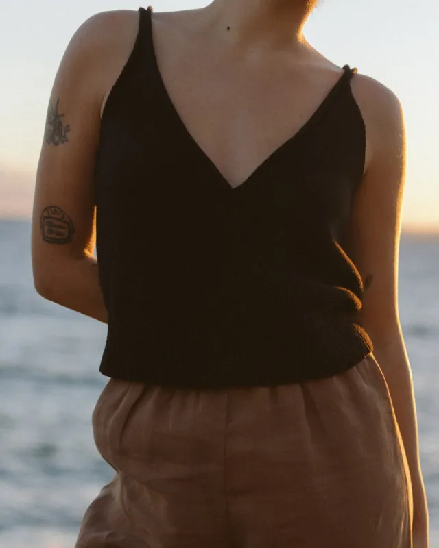 Murmur Knit Tank | Black sold by Harly Jae