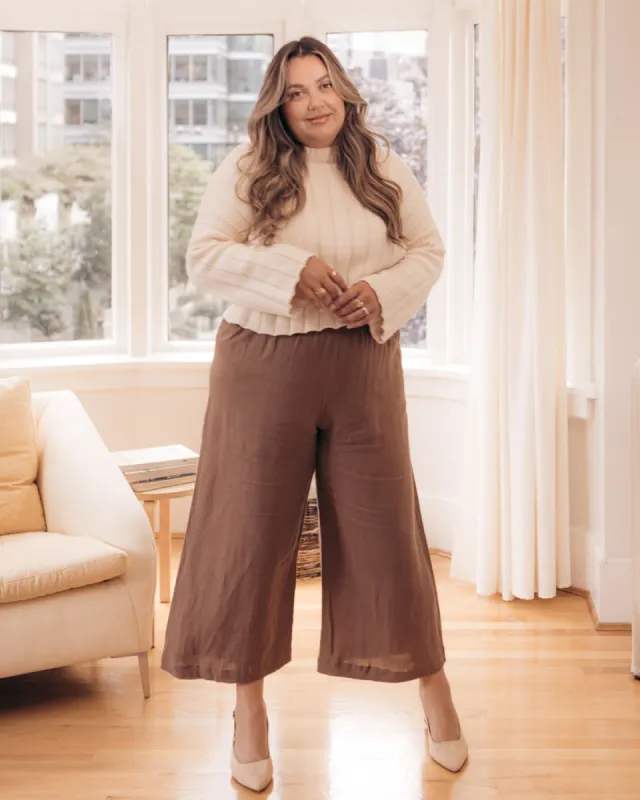 Aura Pants | Chocolate sold by Harly Jae