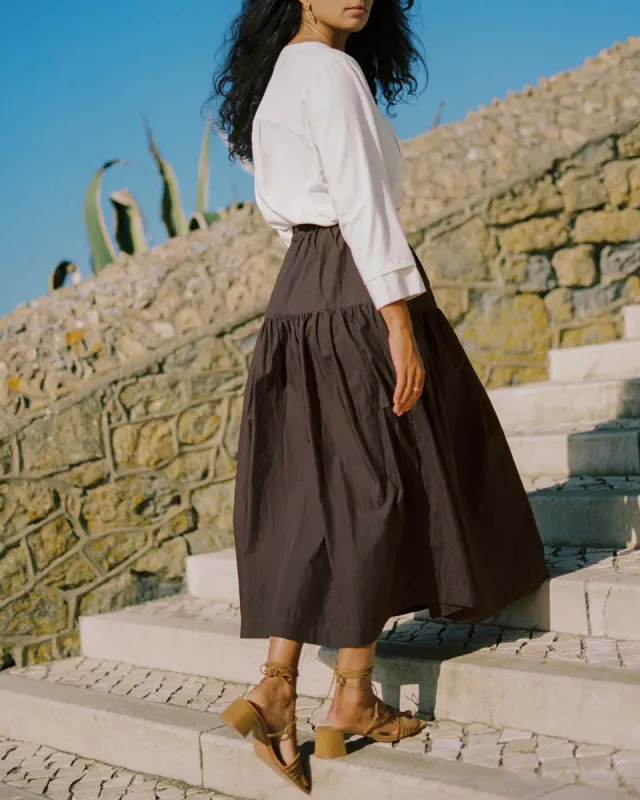 Prairie Skirt | Espresso made by Harly Jae