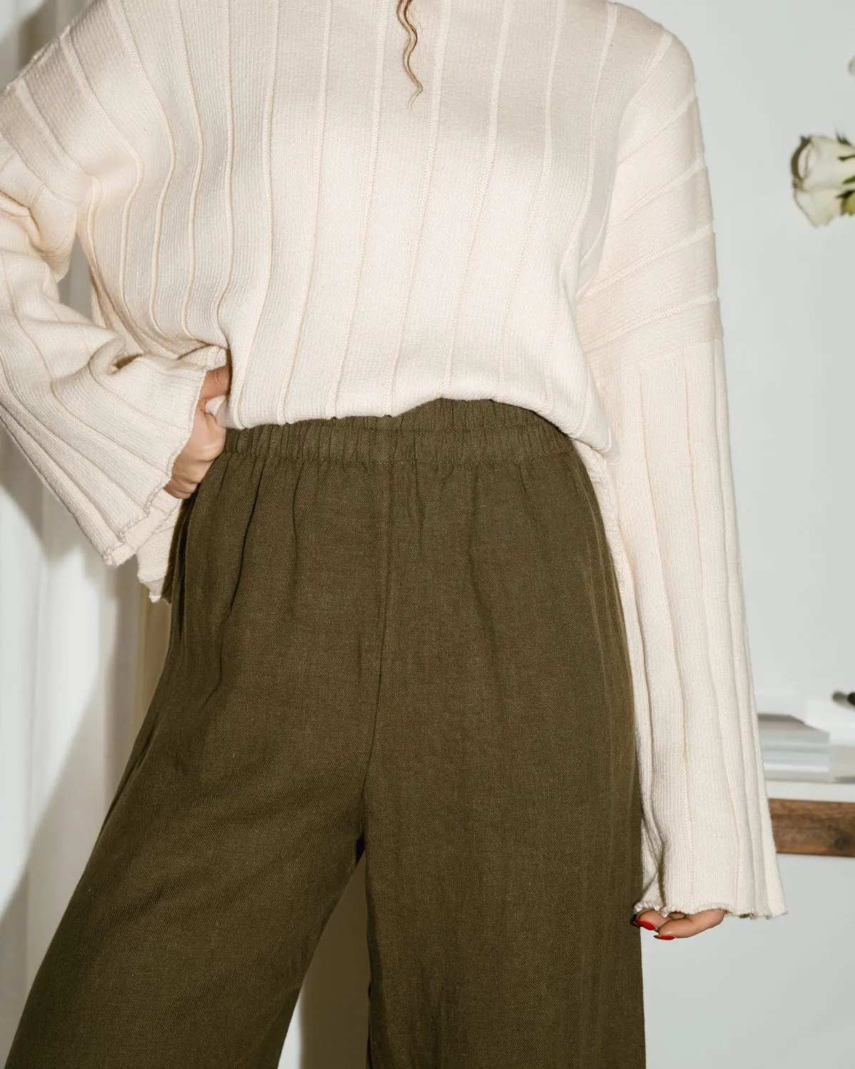 Aura Pants | Olive sold by Harly Jae product image thumbnail 4