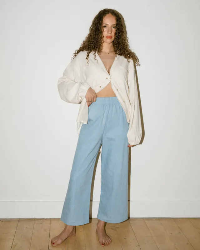 Aura Pants | Light Denim sold by Harly Jae