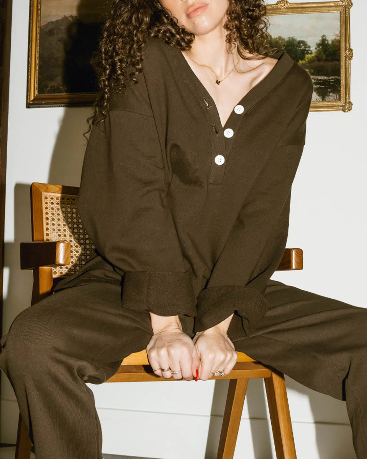 Porto Henley - Long | Espresso sold by Harly Jae product image thumbnail 2