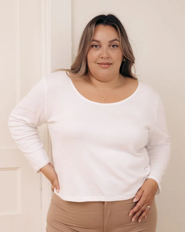 Last Chance | hj long sleeve | Pointelle | XL made by Harly Jae