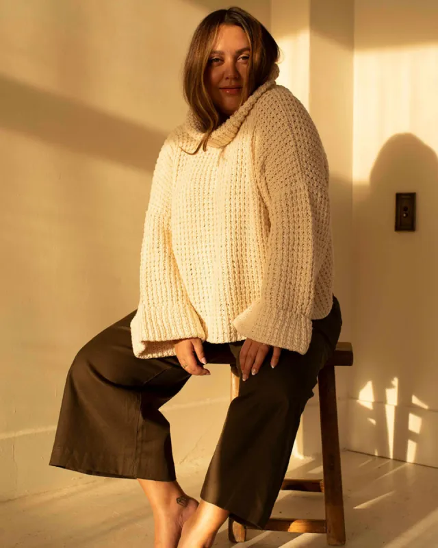 Last Chance | Les Alpes Sweater | Cream | XXL/1X sold by Harly Jae