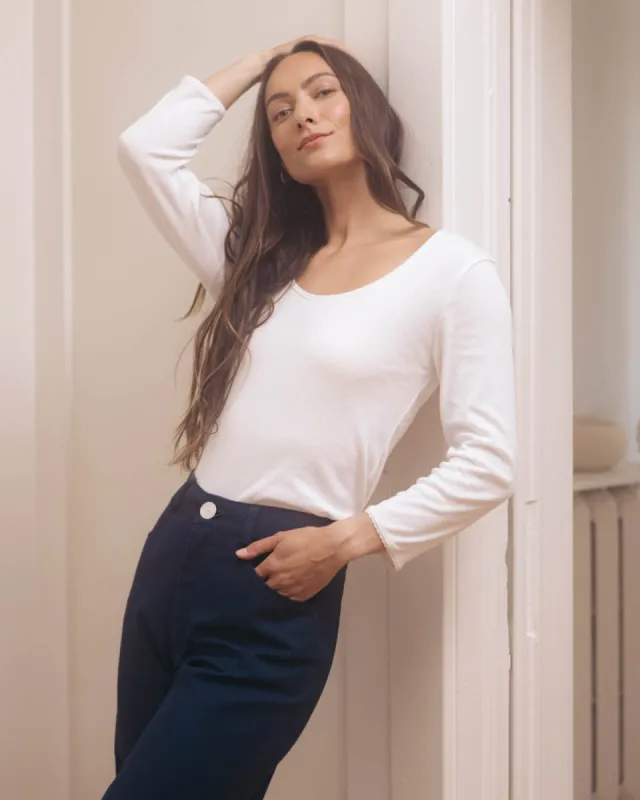 Last Chance | hj long sleeve | Pointelle | L sold by Harly Jae