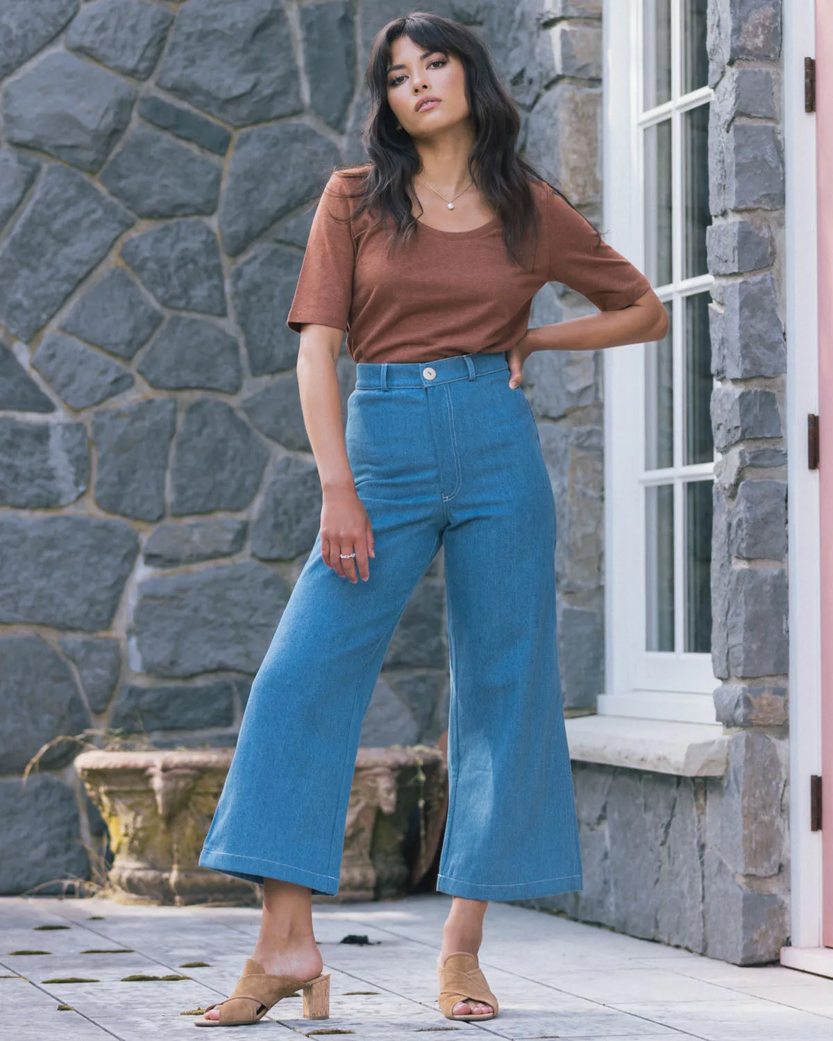 Last Chance | Tristan Pants | Denim | XL sold by Harly Jae product image thumbnail 4