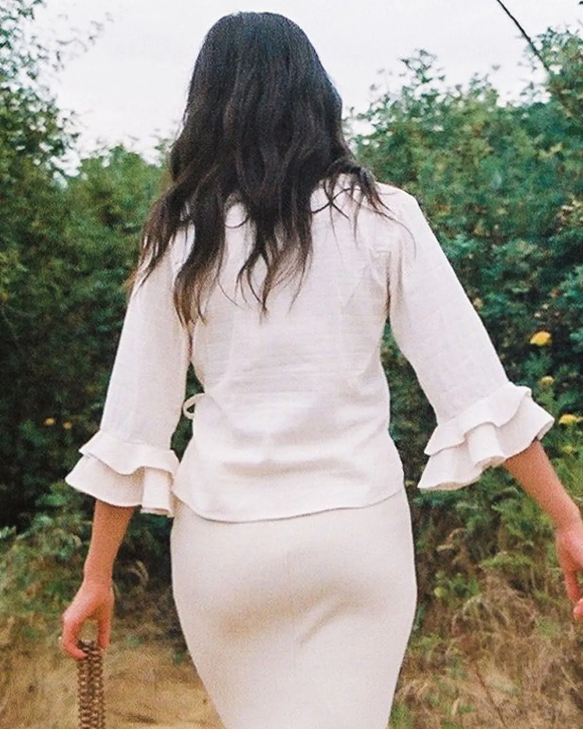 Last Chance | Lolita Blouse | Natural Checkered | 2X/3X sold by Harly Jae product image thumbnail 5