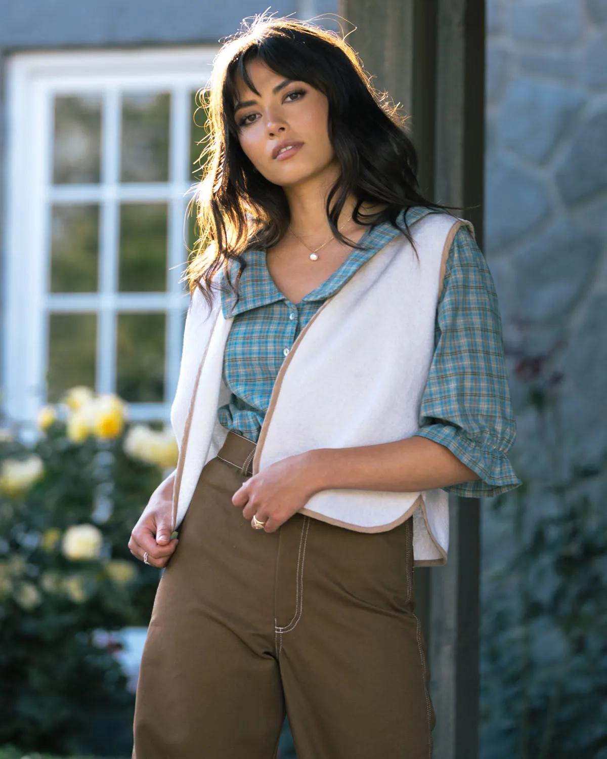 Last Chance | Jones Vest | Vanilla | 2X/3X sold by Harly Jae product image thumbnail 4