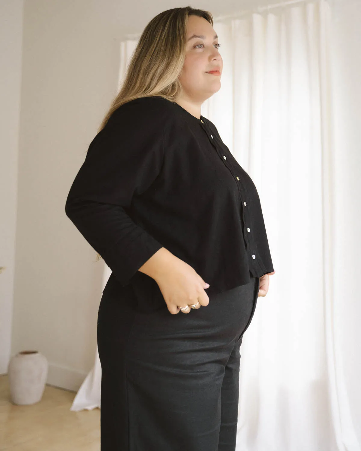 Sample | Lucia Blouse | Black | 1X sold by Harly Jae product image thumbnail 2