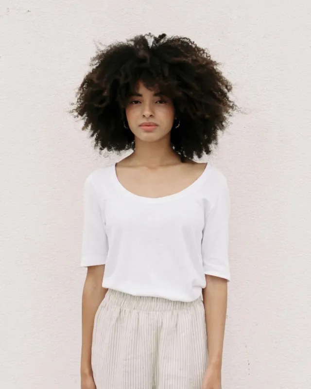 Imperfect | hj tee | Pointelle | XXL sold by Harly Jae