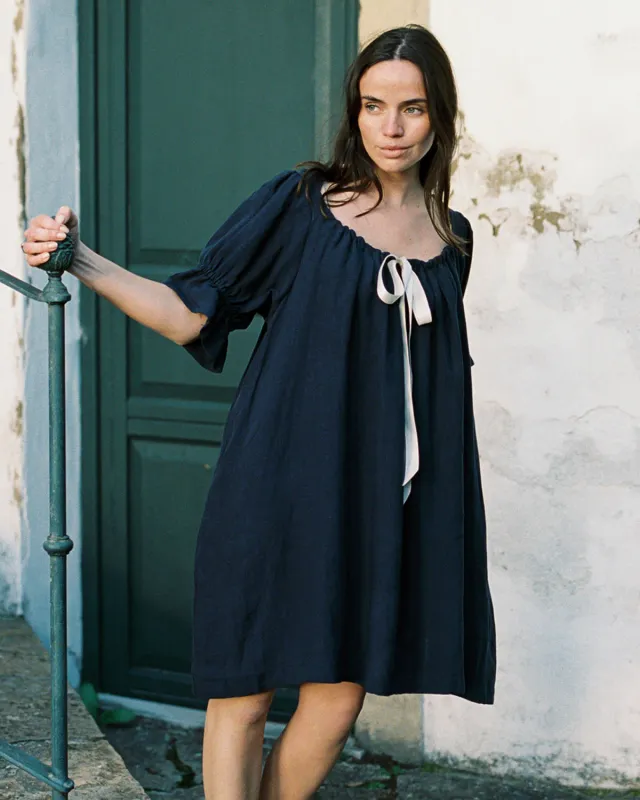Juliette Dress | Navy sold by Harly Jae