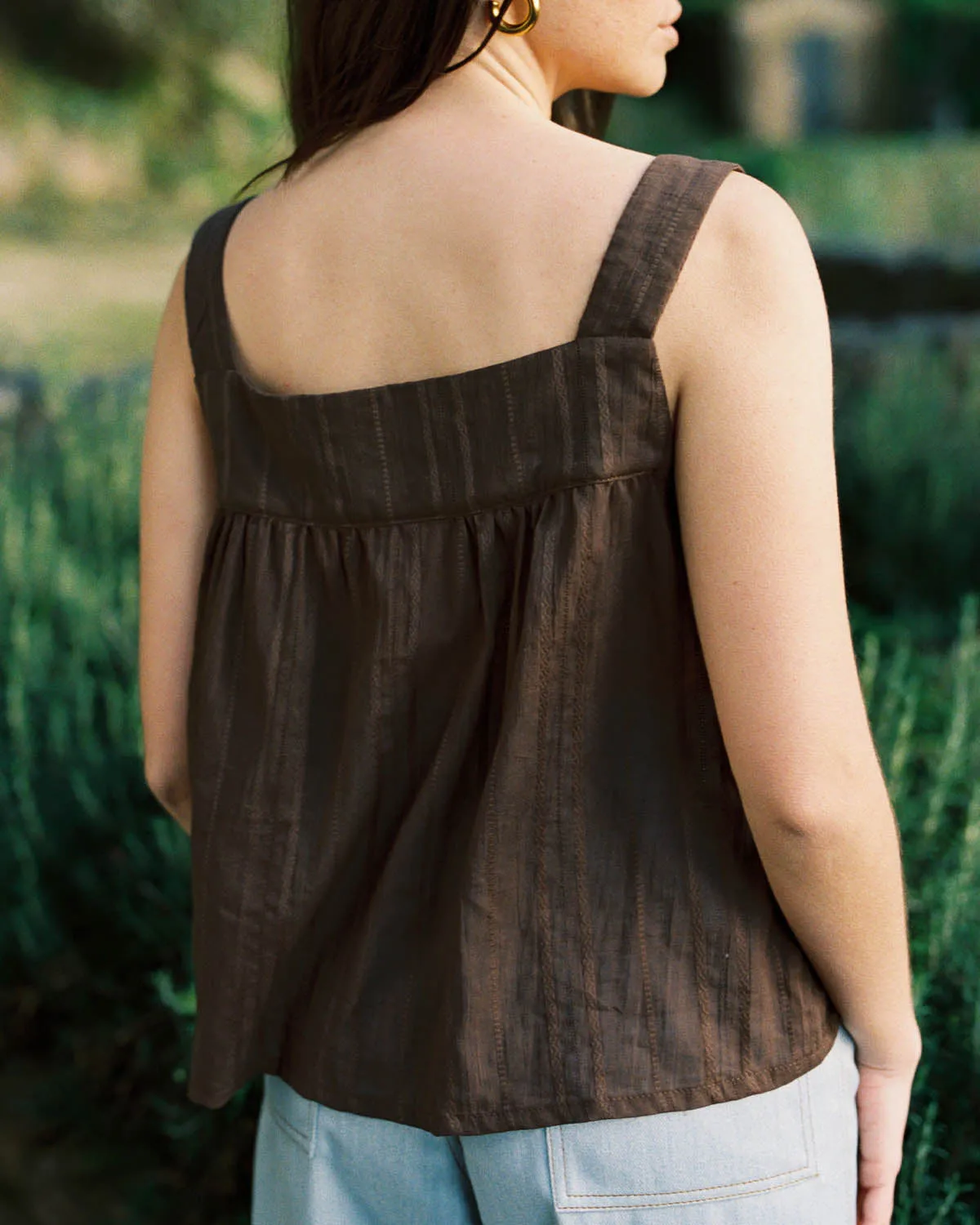 Nightie Tank | Earth Embroidery sold by Harly Jae product image thumbnail 4