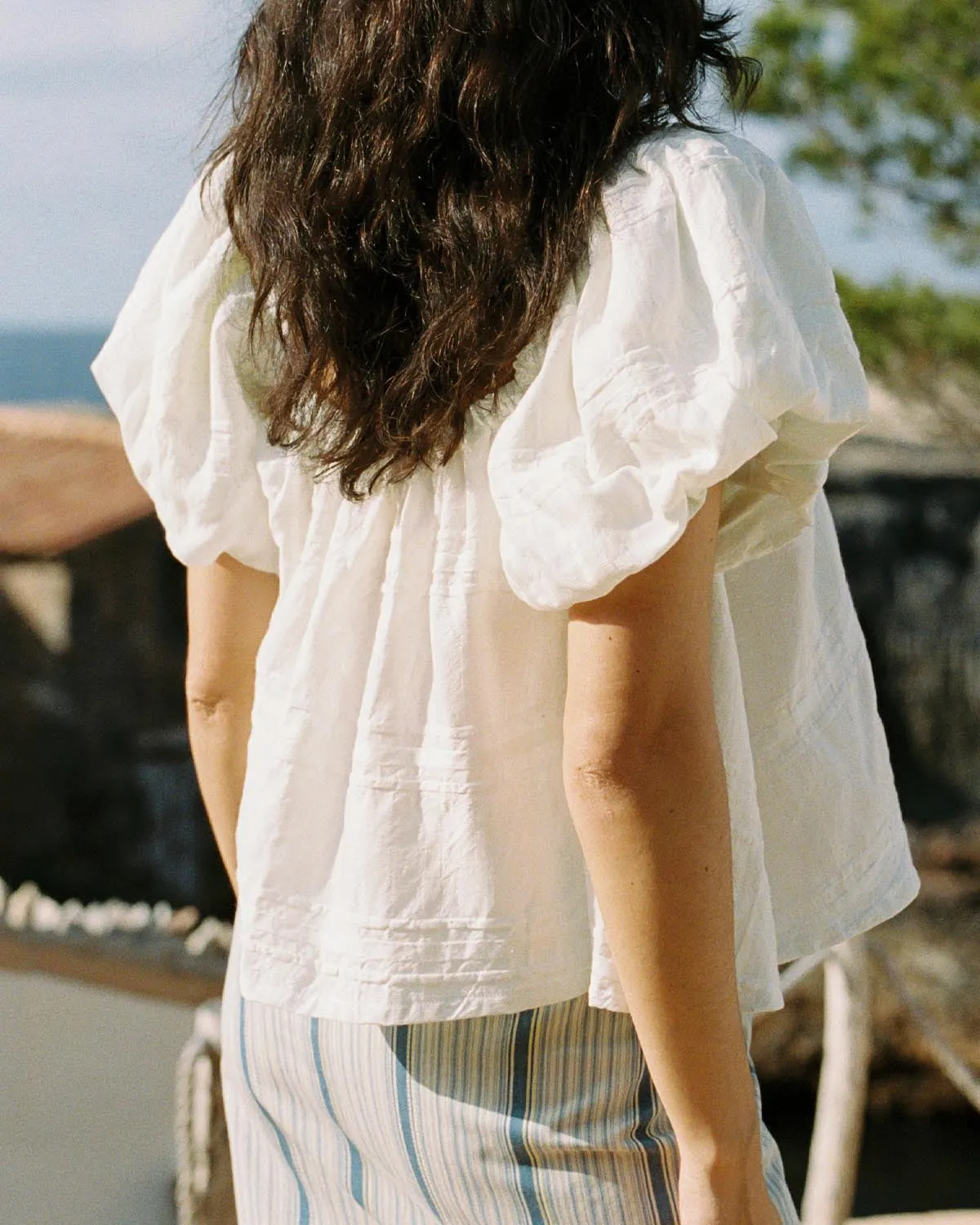 Nuage Blouse | Cloudy Grid sold by Harly Jae product image thumbnail 2