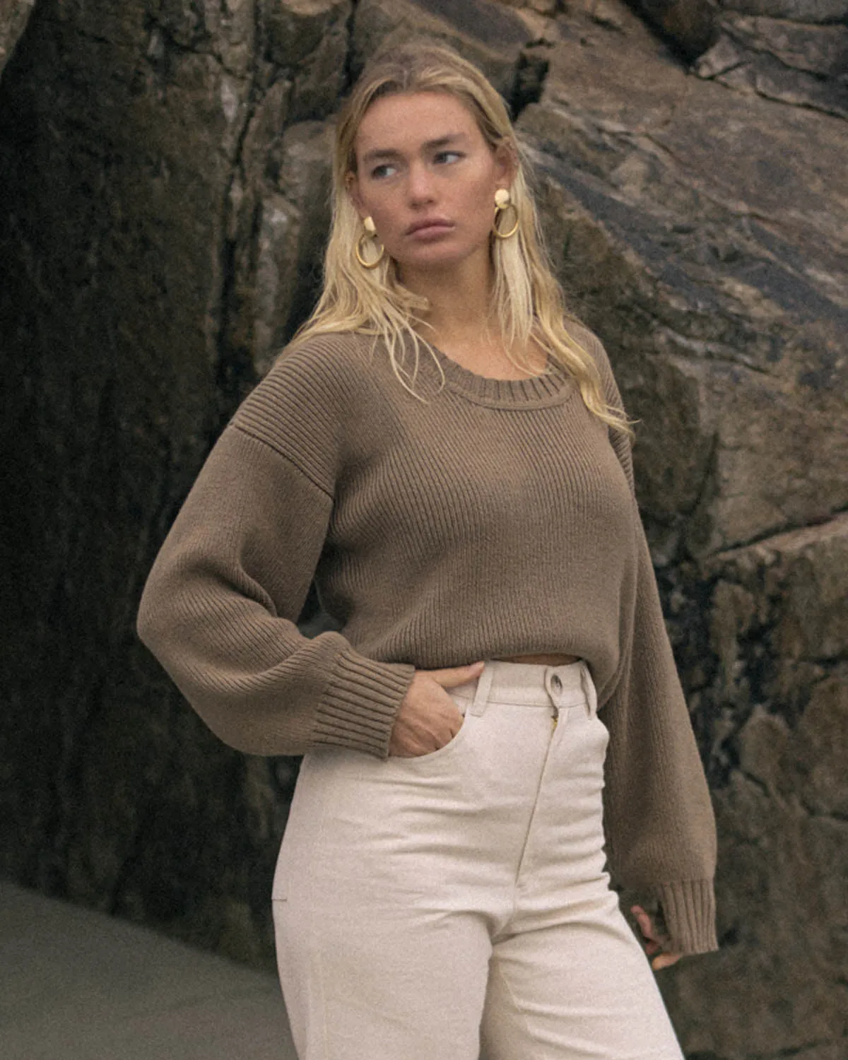 Last Chance | Groove Sweater | Driftwood | XXL/1X sold by Harly Jae