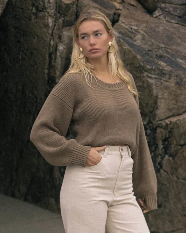 Last Chance | Groove Sweater | Driftwood | S/M made by Harly Jae