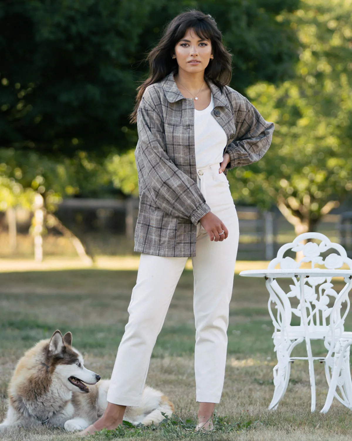 Last Chance | Sóller Jacket | Brown Plaid | L/XL sold by Harly Jae product image thumbnail 5