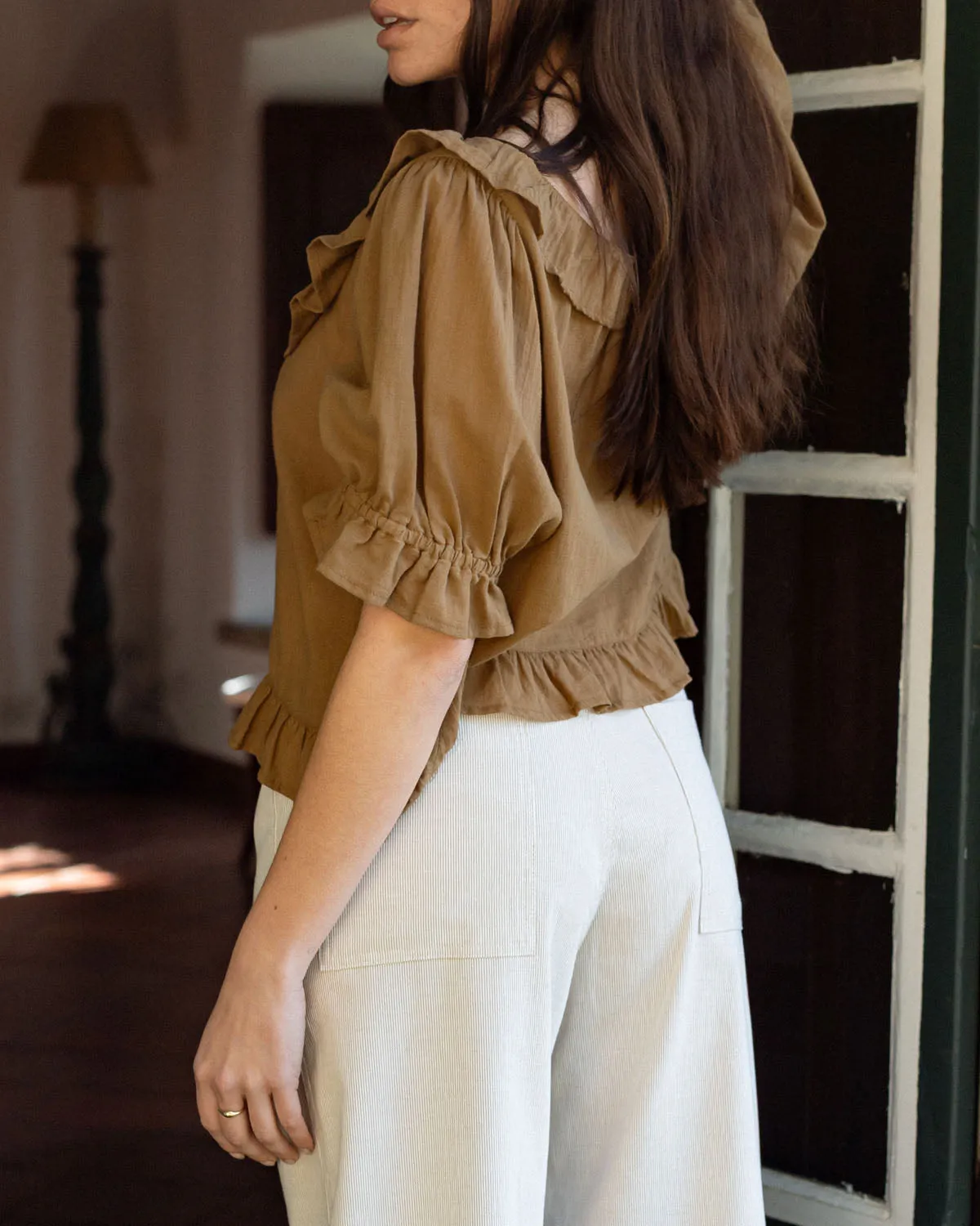 Last Chance | Doll Blouse | Chestnut | XS sold by Harly Jae product image thumbnail 4