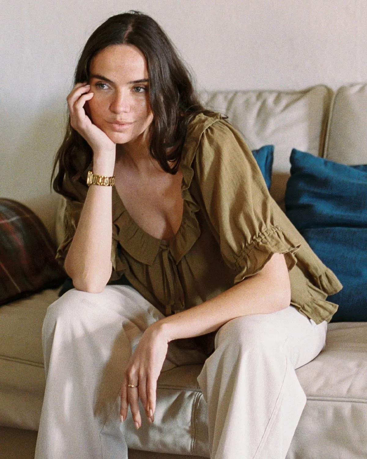 Last Chance | Doll Blouse | Chestnut | XS sold by Harly Jae product image thumbnail 5