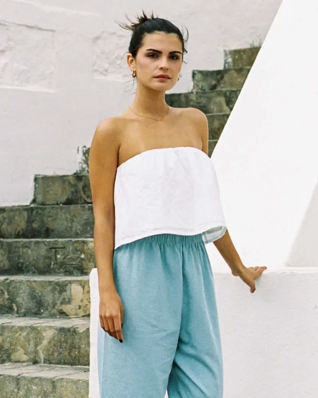 Last Chance | Tully Top | White Eyelet | L/XL sold by Harly Jae