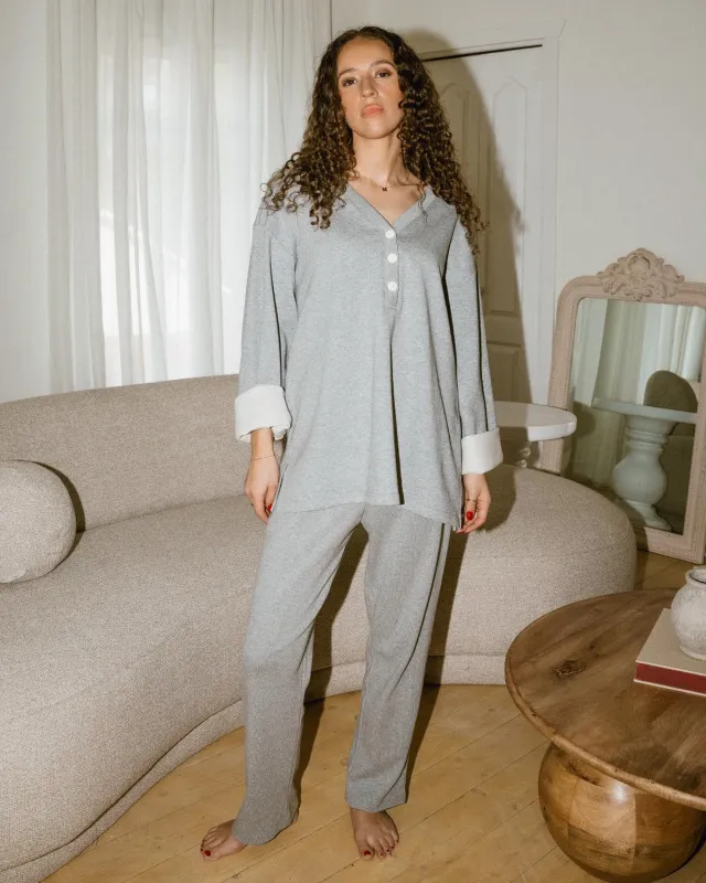 Last Chance | Palermo Pants | Grey | L sold by Harly Jae