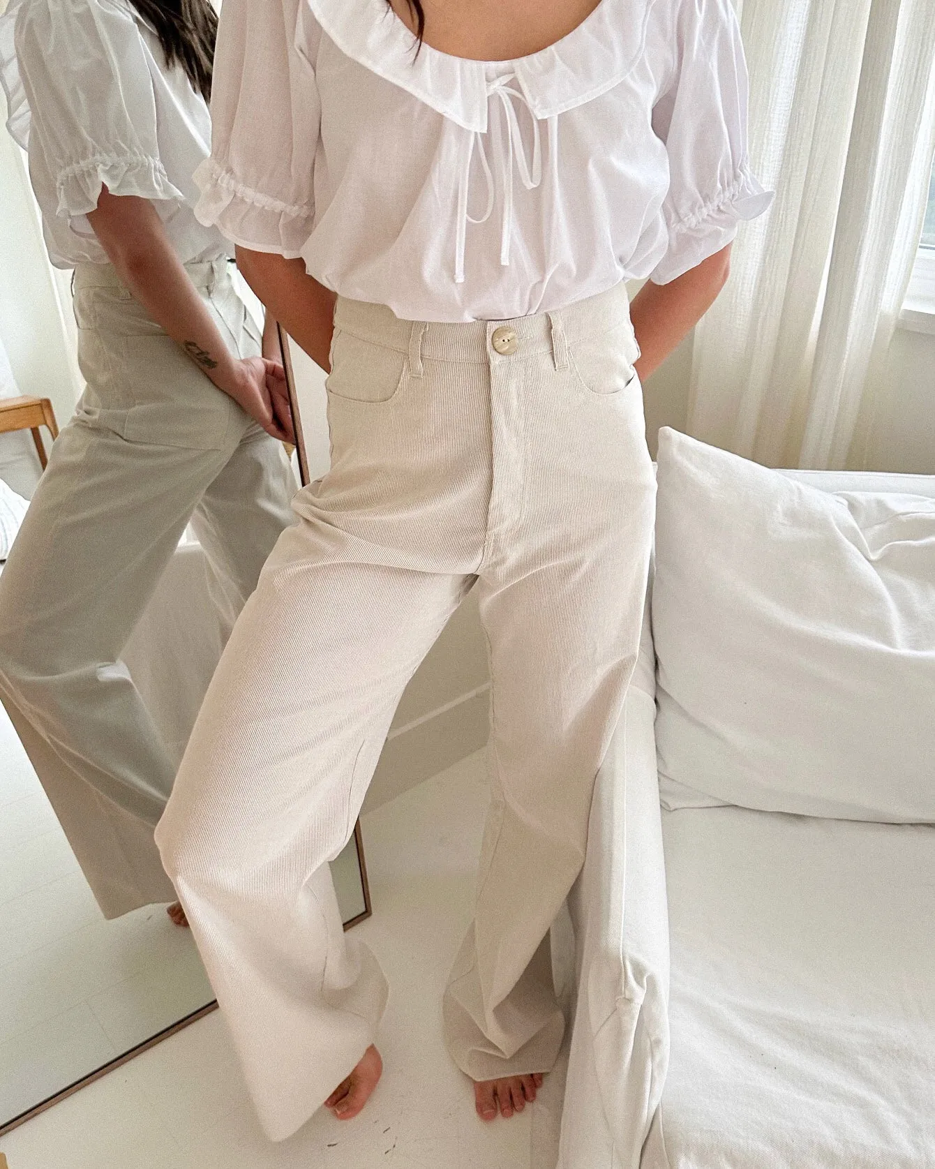 Sample | Wyn Pants | Hazel Stripe | S sold by Harly Jae product image thumbnail 4