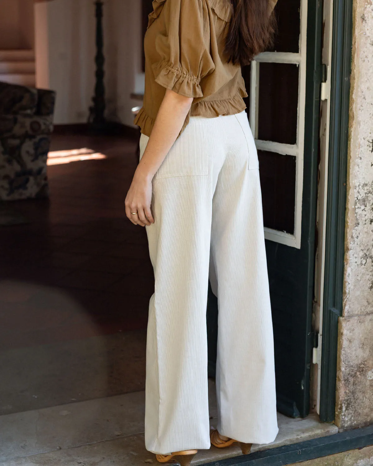 Sample | Wyn Pants | Hazel Stripe | S sold by Harly Jae product image thumbnail 2