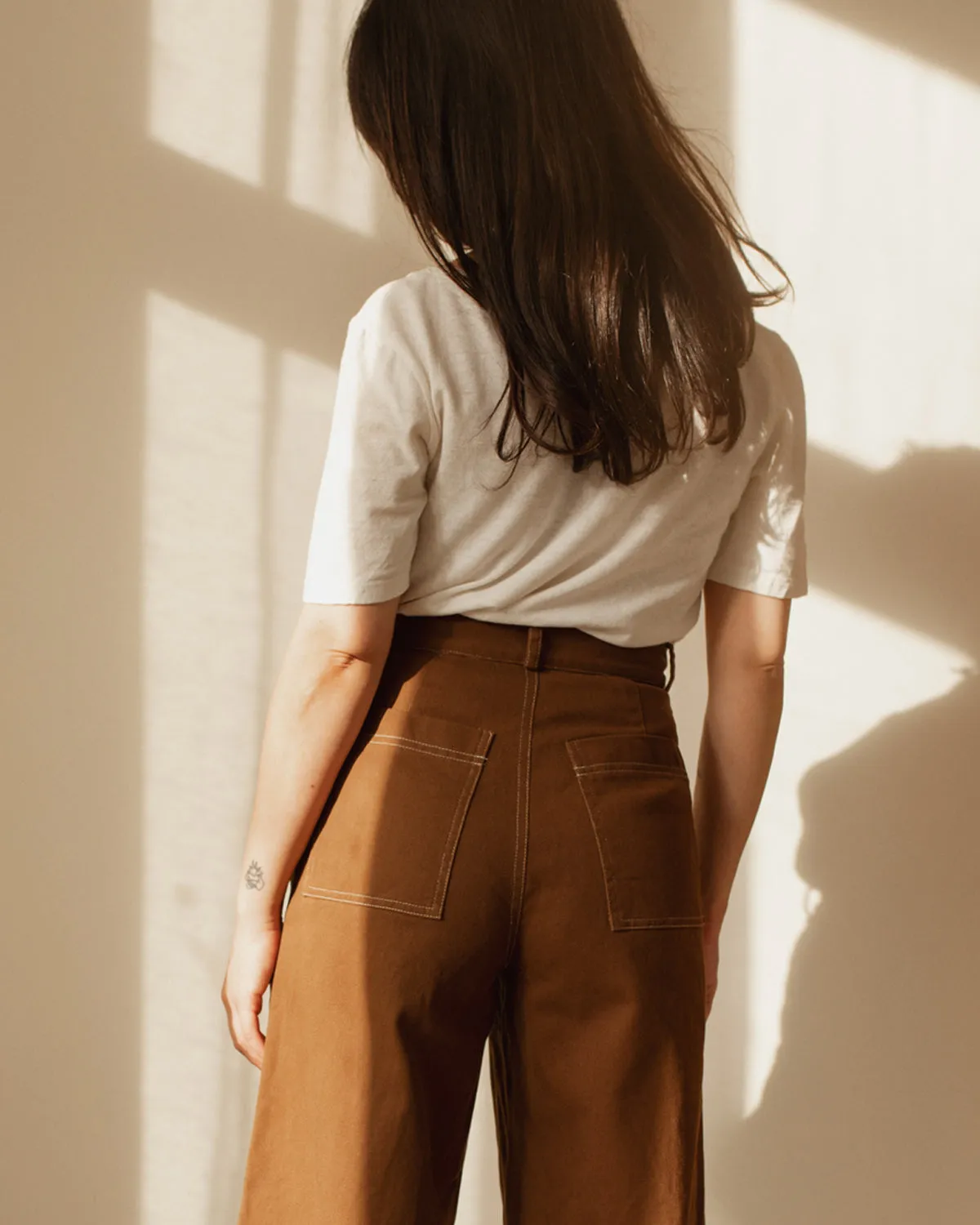 Imperfect | hj tee | Ivory | XS sold by Harly Jae product image thumbnail 2