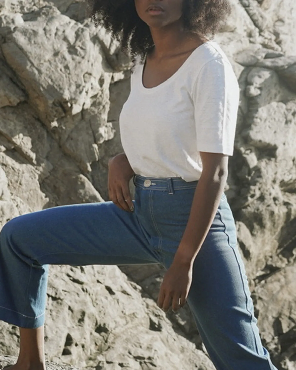 Imperfect | hj tee | Ivory | XS sold by Harly Jae product image thumbnail 3