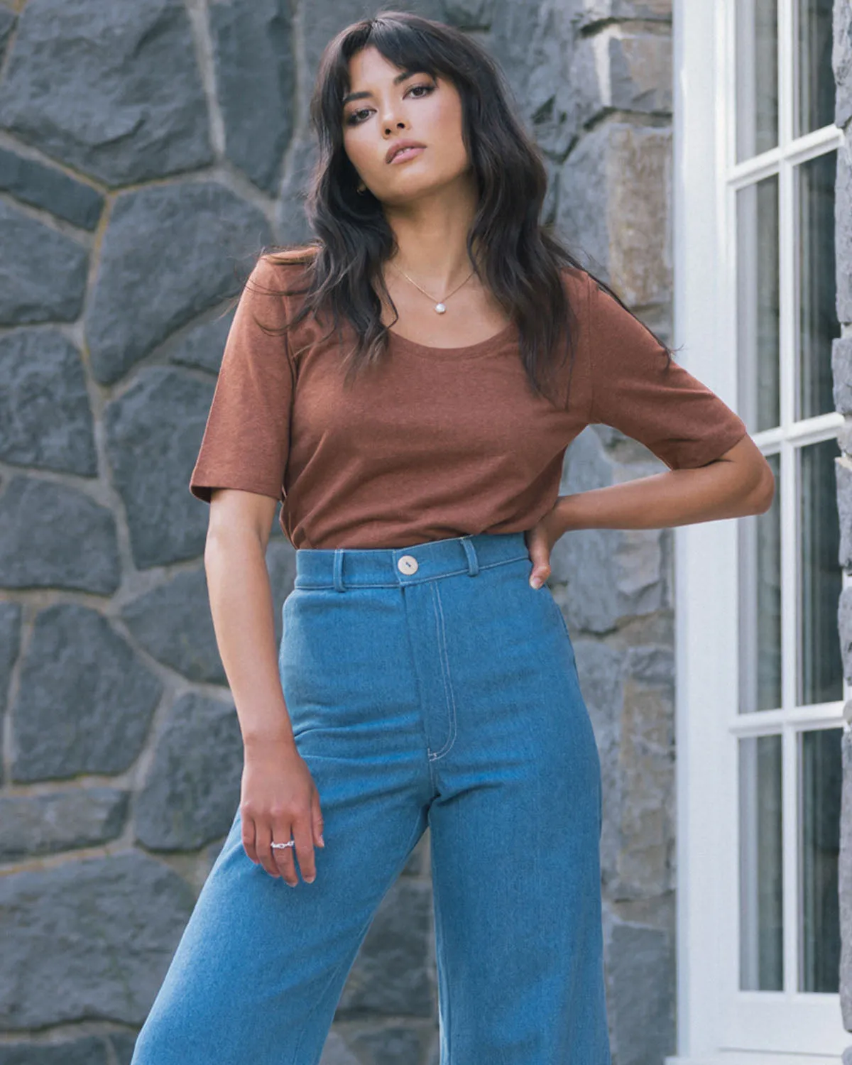 Imperfect | hj tee | Rouille | L sold by Harly Jae product image thumbnail 3