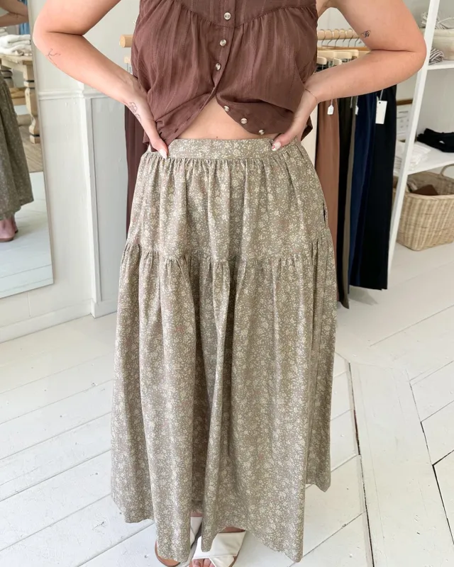 Prairie Skirt | Chai Blossom made by Harly Jae