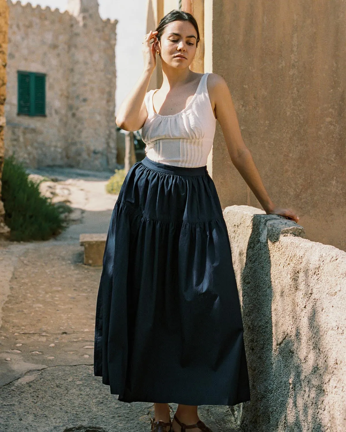Prairie Skirt | Navy sold by Harly Jae product image thumbnail 2