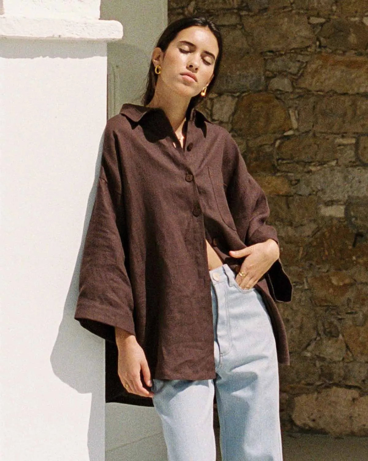 Haven Blouse | Earth sold by Harly Jae product image thumbnail 5