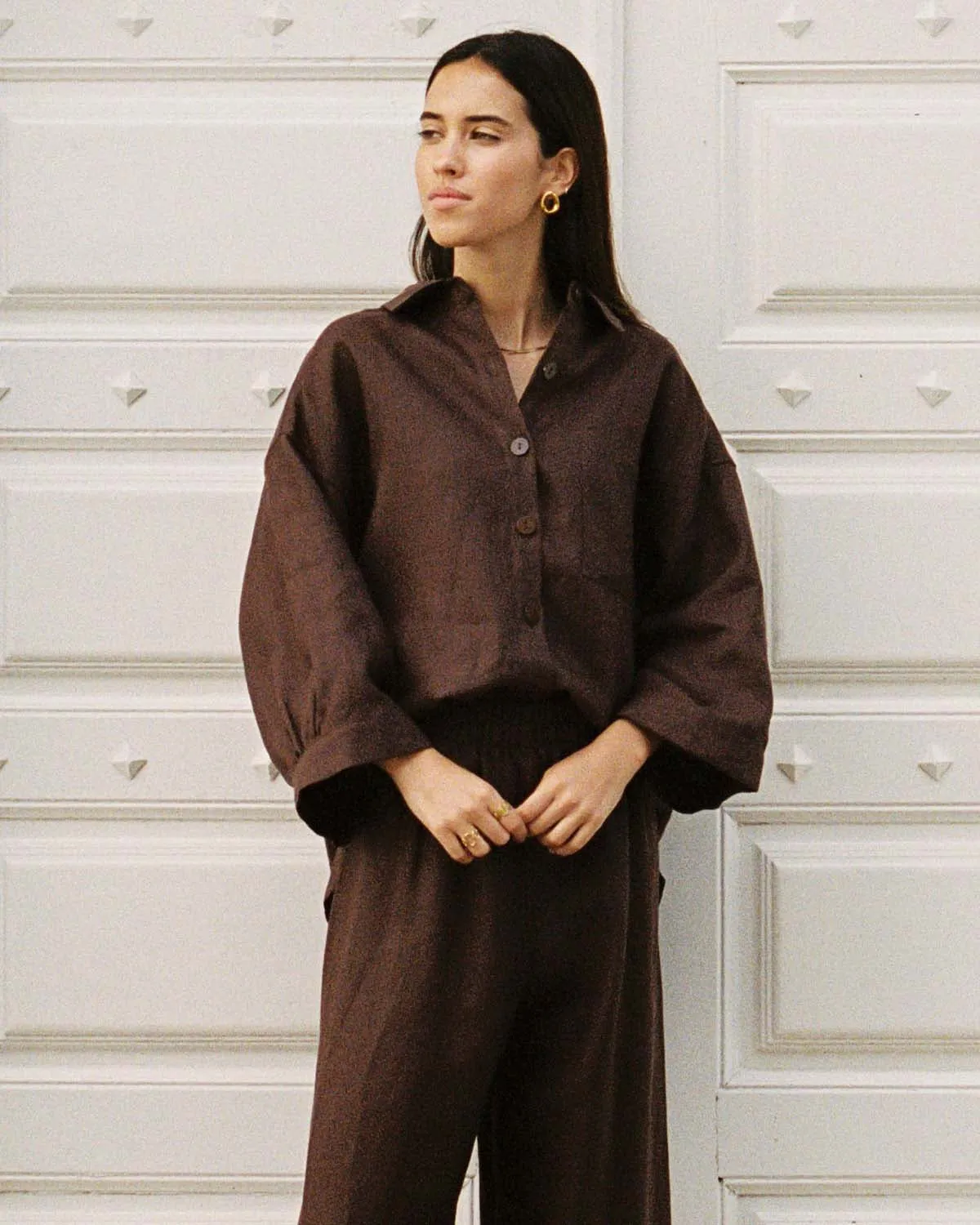 Haven Blouse | Earth sold by Harly Jae product image thumbnail 4