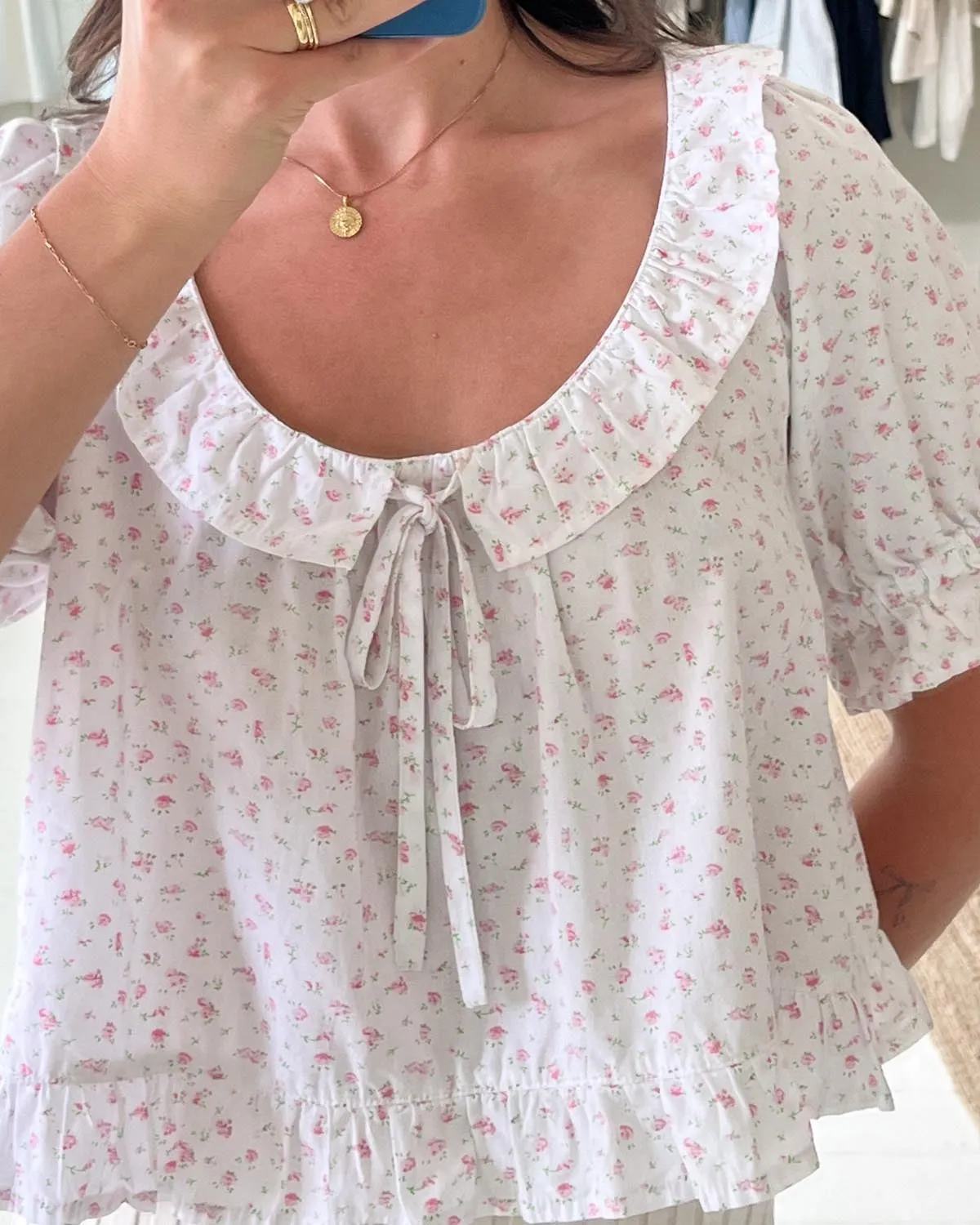 Doll Blouse | Rose Floral sold by Harly Jae product image thumbnail 2