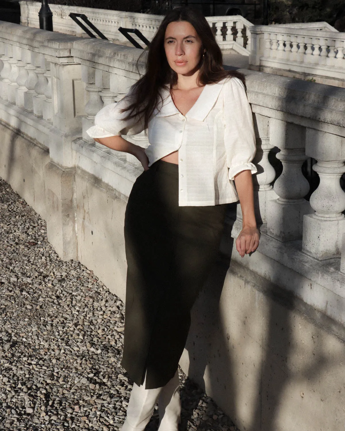 Last Chance | Zipper Skirt | Olive | S sold by Harly Jae product image thumbnail 5